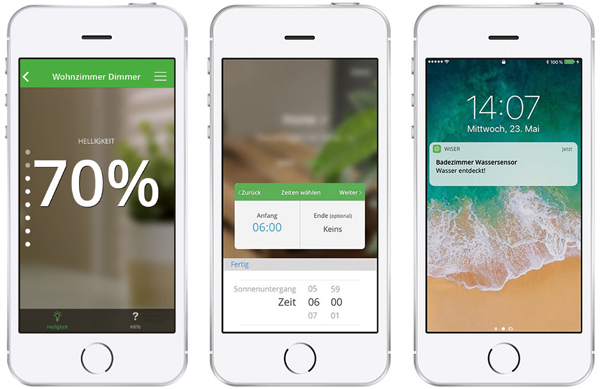 Wiser™ App Interface