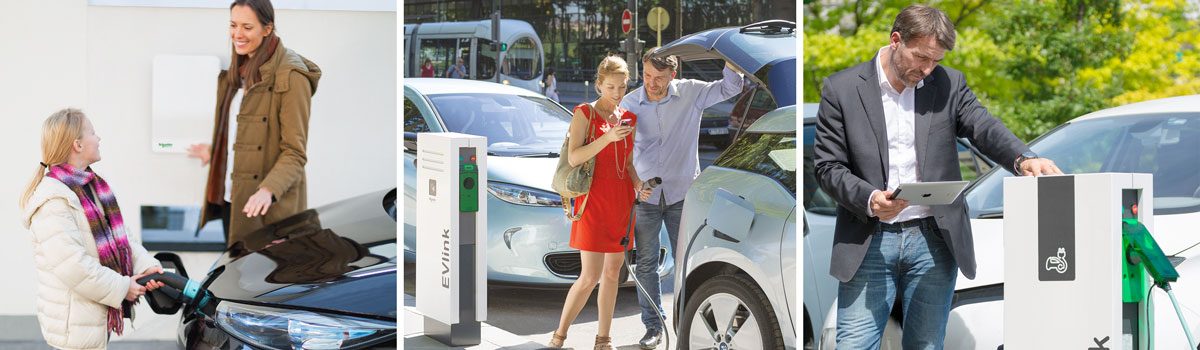 EVlink Ladelösungen Anwendungsbereiche