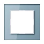 Glasrahmen blaugrau