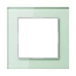 Glasrahmen mattweiß