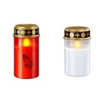 Hellum – LED-Kerzen – Grablichter