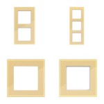 Hager A.8 Rahmen Glas gilded Hochglanzglas