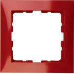 Berker 10118962 Rahmen 1-fach S.1 rot glänzend 
