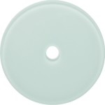 Berker 109009 Glasabdeckplatte für Drehschalter/-taster Serie Glas polarweiß 