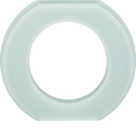 Berker 109309 Glasmittelrahmen 1-fach Serie Glas polarweiß 