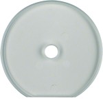 Berker 109430 Serie Glas Endplatte für Drehschalter/-taster für Knebel für Hohlwandmontage 