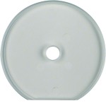 Berker 109430 Serie Glas Endplatte für Drehschalter/-taster für Knebel für Hohlwandmontage 
