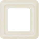 Berker 1328 Rahmen 1-fach mit Dichtung wg Up IP44 cremeweiß glänzend 