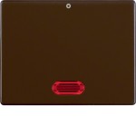 Berker 14170001 Wippe mit roter Linse und Aufdruck '0' Arsys braun glänzend 