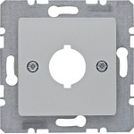 Berker 14317003 Zentralplatte für Melde- und Befehlsgerät Ø 18,8 mm Zentralplattensystem Alu 