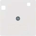 Berker 149609 Zentralstück für FI-Schutzschalter System 50x50 mm polarweiß glänzend 