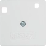 Berker 14961909 Zentralstück für FI-Schutzschalter System 50x50 mm polarweiß matt/samt 
