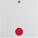 Berker 16248989 Wippe mit roter Linse und Aufdruck '0' S.1/B.3/B.7 polarweiß glänzend 