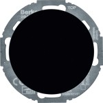 Berker 29442045 Universal-Drehdimmer mit Zentralstück (R L C LED) Serie R.classic schwarz glänzend 