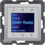 Berker 29846084 Radio Touch UP DAB+ Q.1/Q.3/Q.7/Q.9 alu samt 