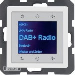 Berker 29846089 Radio Touch UP DAB+ Q.1/Q.3/Q.7/Q.9 polarweiß samt 