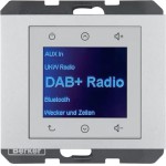 Berker 29847003 Radio Touch UP DAB+ K.1/K.5 alu matt 