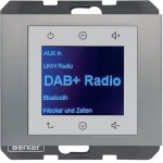Berker 29847004 Radio Touch UP DAB+ K.1/K.5 edelstahl 