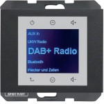 Berker 29847006 Radio Touch UP DAB+ K.1/K.5 anthrazit matt 