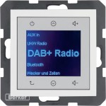 Berker 29848989 Radio Touch UP DAB+ S.1/B.3/B.7 polarweiß glänzend 