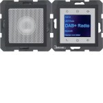 Berker 30801606 Radio Touch mit Lautsprecher DAB+ Bluetooth B.3/B.7 anthrazit matt 