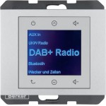 Berker 30847003 Radio Touch UP DAB+ Bluetooth K.1/K.5 alu matt 