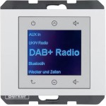 Berker 30847009 Radio Touch UP DAB+ Bluetooth K.1/K.5 polarweiß glänzend 