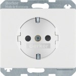 Berker 41350069 Schuko-Steckdose Arsys polarweiß glänzend 