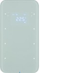 Berker 75643060 Touchsensor 3-fach mit Temperaturregler R.1 Glas polarweiß 