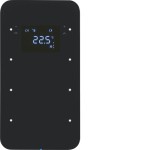 Berker 75643065 Touchsensor 3-fach mit Temperaturregler R.1 Glas schwarz 