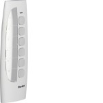 Berker 85607100 KNX-Funk Handsender 6 Kanal mit Beschriftungsfeld KNX Funk polarweiß samt 