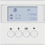 Berker 85745188 KNX-Funk Jalousie-Schaltuhr quicklink S.1/B.3/B.7 polarweiß matt 