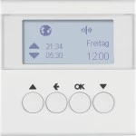 Berker 85745189 KNX-Funk Jalousie-Schaltuhr quicklink S.1/B.3/B.7 polarweiß glänzend 