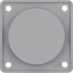 Berker 945162507 Blindverschluss Integro Modul-Einsätze grau glänzend 