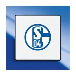 Busch-Jaeger 2000/6 UJ/02 Fanschalter FC Schalke 04 Aus- und Wechselschaltung 2CKA001012A2200 