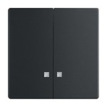 Busch-Jaeger 1785 K-885 Wippe Wippe-Serien-Kontrollschalter schwarz matt 2CKA001751A3136 