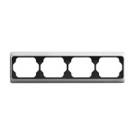 Busch-Jaeger 1724 KA-266 Rahmen 4-fach titan 2CKA001754A4129 