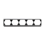 Busch-Jaeger 1725-266 Rahmen 5-fach titan 2CKA001754A4398 