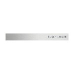 Busch-Jaeger 6349-860-101 Standardabschlussleiste unten mit Schriftzug Busch-priOn® edelstahl 2CKA006310A0148 