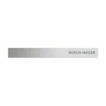 Busch-Jaeger 6352-860-101 Abschlussleiste unten mit Temperaturfühler und Schriftzug Busch-priOn® edelstahl 2CKA006310A0158 