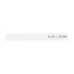 Busch-Jaeger 6352-24G-101 Abschlussleiste unten mit Temperaturfühler und Schriftzug Busch-priOn® studioweiß 2CKA006310A0161 