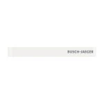 Busch-Jaeger 6352-811-101 Abschlussleiste unten mit Temperaturfühler und Schriftzug Busch-priOn® Weißglas 2CKA006310A0181 