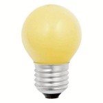 Scharnberger + Hasenbein 40272 farbige Glühlampe E27 Tropfen 15 Watt gelb 