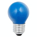 Scharnberger + Hasenbein 40273 farbige Glühlampe E27 Tropfen 15 Watt blau 