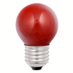 Scharnberger + Hasenbein 40275 farbige Glühlampe E27 Tropfen 25 Watt rot 