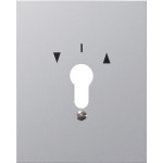 Gira 009730 Metallabd. + Symbole WG AP Aluminium 