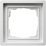 Gira 0211112 Abdeckrahmen 1f Flächenschalter Reinweiß 