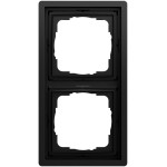 Gira 0212174 Abdeckrahmen 2f F100 Schwarz matt lackiert 