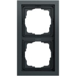 Gira 0212735 Abdeckrahmen 4f ECKIG Anthrazit lackiert 