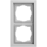 Gira 0212765 Abdeckrahmen 2f flach F200 Grau matt lackiert 